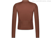 SHIMANO MAGLIA CICLISMO UOMO - EVOLVE ALL SEASONS MERINO - MIRROR BROWN